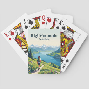 Baraja De Cartas Montaña Rigi Suiza