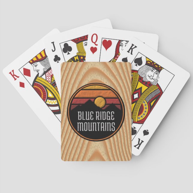 Baraja De Cartas Montañas Blue Ridge (Reverso)