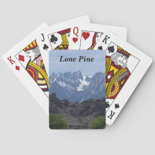 Baraja De Cartas Montañas de nieve de Lone Pine