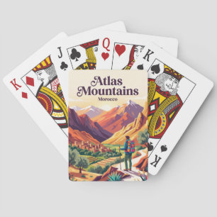 Baraja De Cartas Montañas del Atlas Marruecos