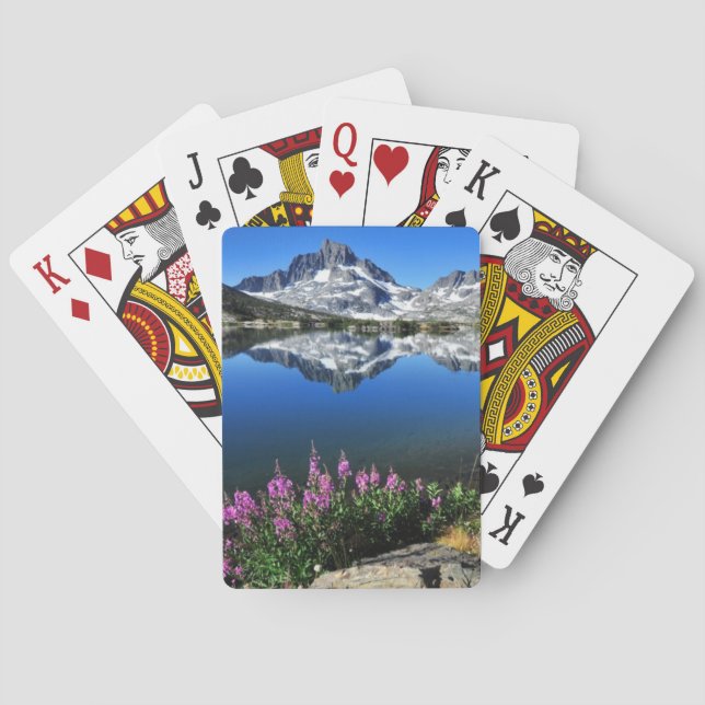 Baraja De Cartas Montañas del este de Sierra (Reverso)