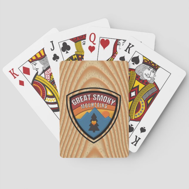 Baraja De Cartas Montañas humeantes (Reverso)