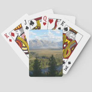 Baraja De Cartas Montañas Jackson Hole y río