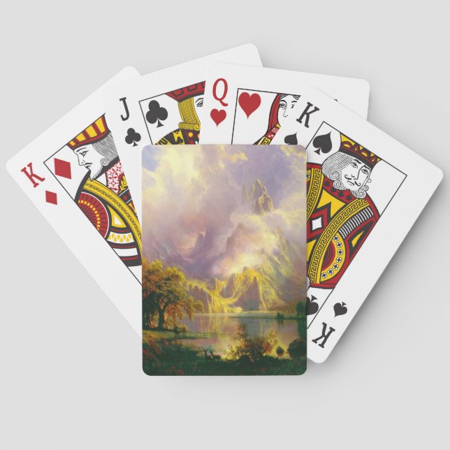 Baraja De Cartas montañas rocosas  (Reverso)