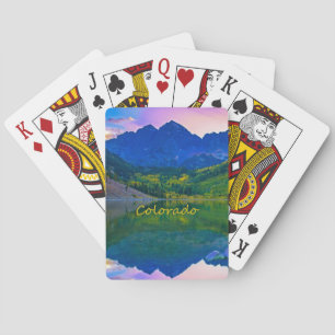 Baraja De Cartas Montañas Rocosas de Colorado y Lago