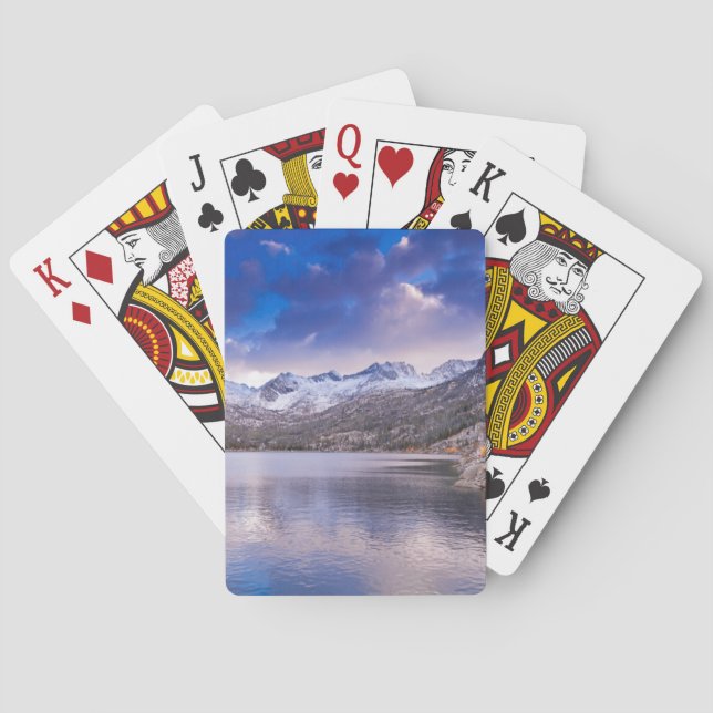 Baraja De Cartas Montañas Sierra Nevada, Otoño, CA (Reverso)