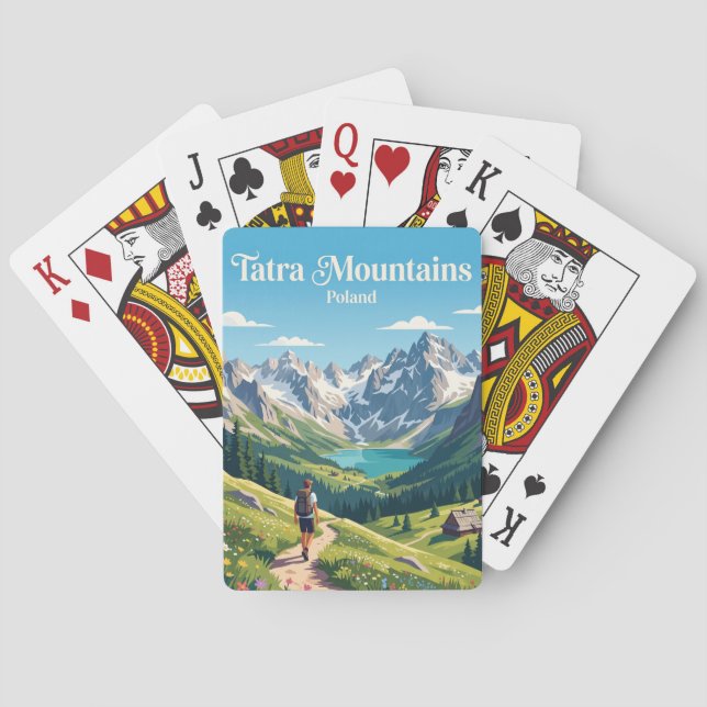 Baraja De Cartas Montañas Tatra Polonia (Reverso)