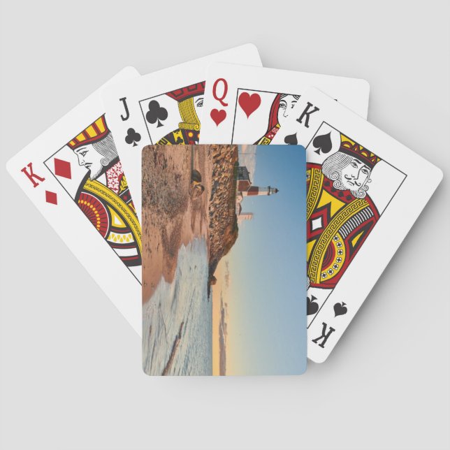 Baraja De Cartas Montauk, Nueva York (Reverso)