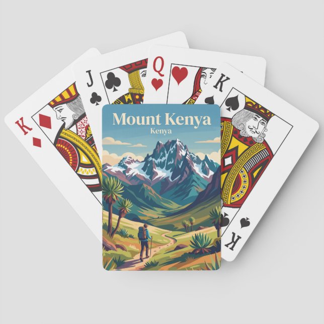 Baraja De Cartas Monte Kenia (Reverso)