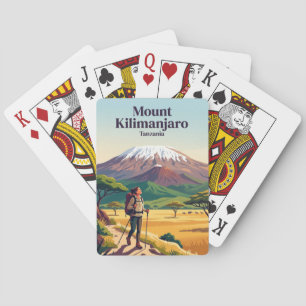 Baraja De Cartas Monte Kilimanjaro Tanzania