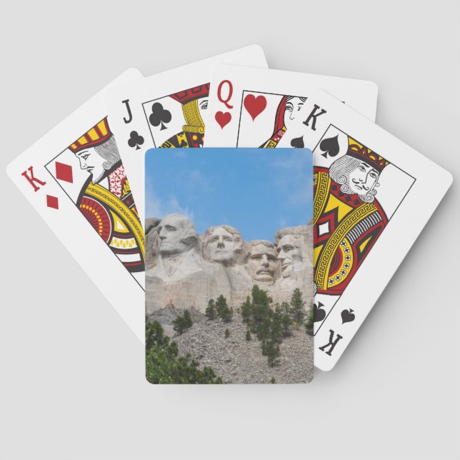 Baraja De Cartas Monte Rushmore en la primavera (Reverso)