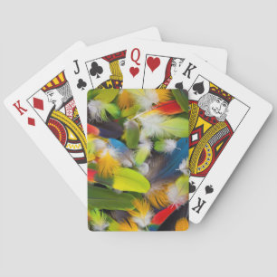 Baraja De Cartas Montón de plumas coloridas