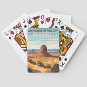 Baraja De Cartas Monument Valley Arizona Utah Vintage Travel
