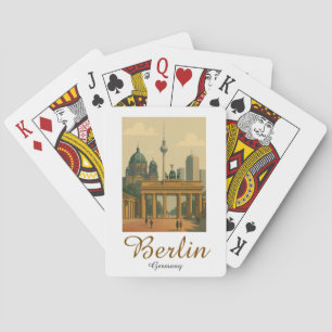 Baraja De Cartas Monumento a la Alemania clásica de Berlín
