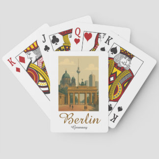 Baraja De Cartas Monumento a la Alemania clásica de Berlín