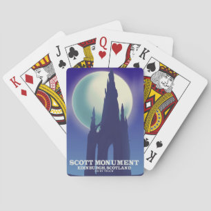 Baraja De Cartas Monumento a Scott, Edimburgo, Escocia