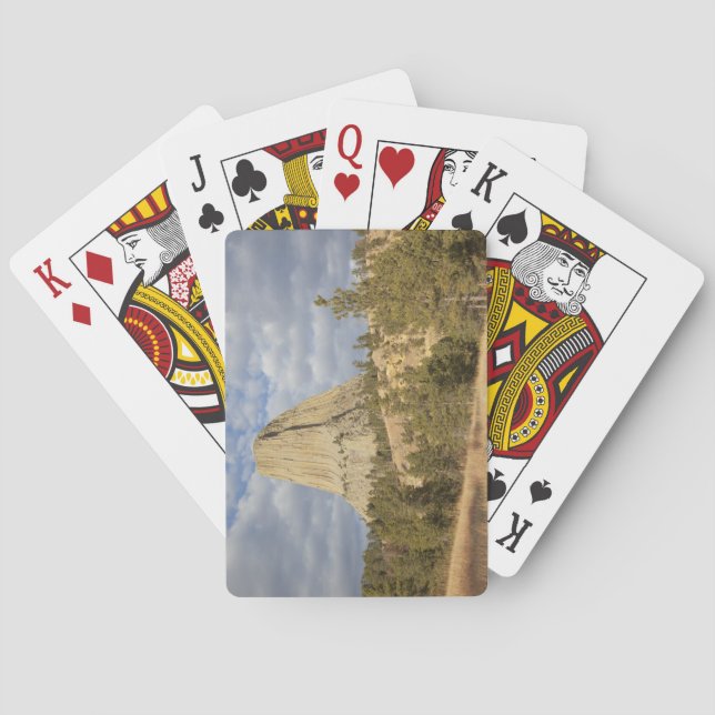 Baraja De Cartas Monumento Nacional Devils Tower (Reverso)