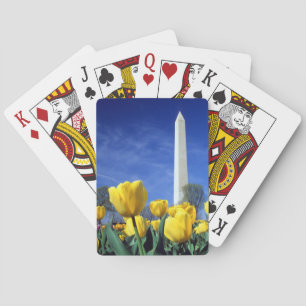 Baraja De Cartas Monumentos   Monumento a Washington en primavera