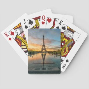 Baraja De Cartas Monuments   Eiffel Tower Sunrise