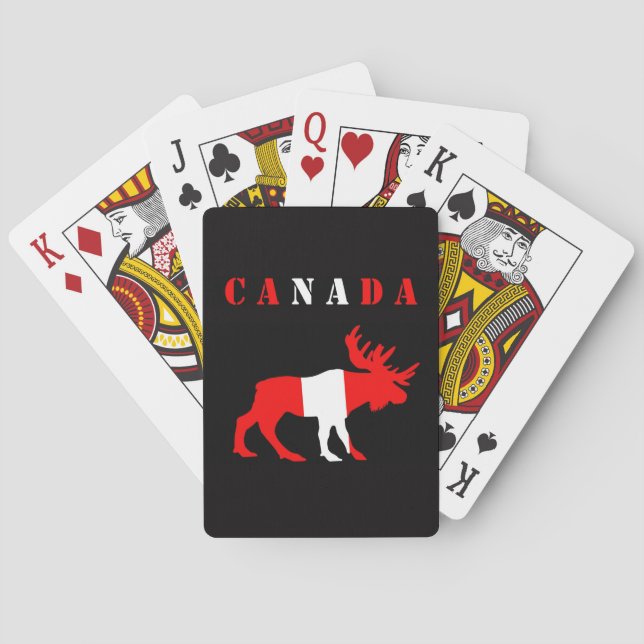 Baraja De Cartas moose canadá (Reverso)