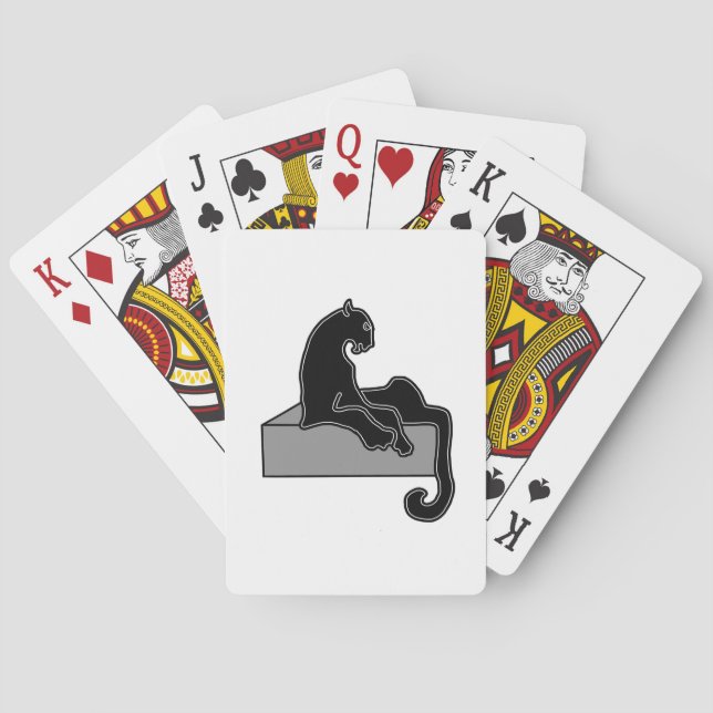 Baraja De Cartas moreno negro (Reverso)