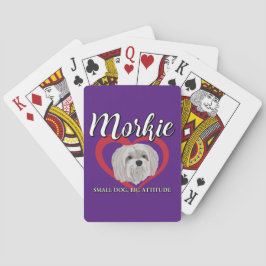 Baraja De Cartas Morkie - Perro Pequeño, Gran Actitud - 3