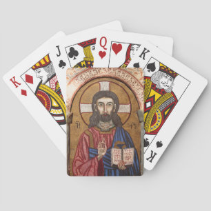 Baraja De Cartas Mosaico antiguo de Jesús