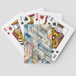 Baraja De Cartas Mosaico geométrico
