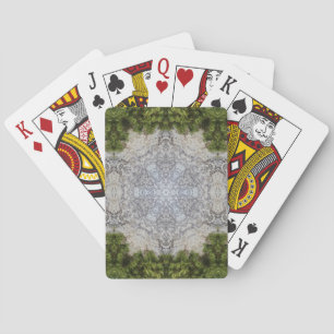 Baraja De Cartas Moss verdes y arte de la naturaleza terrestre