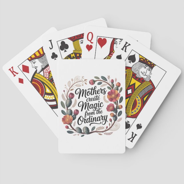 Baraja De Cartas Mothers Create Magic From The Ordinary (Reverso)