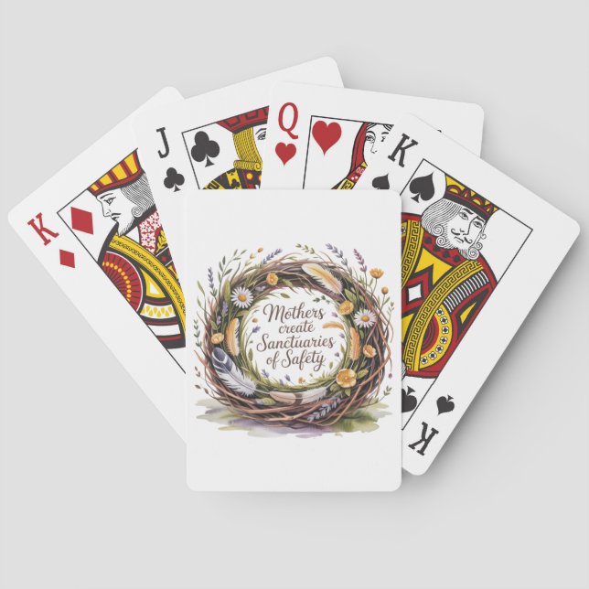 Baraja De Cartas Mothers Create Sanctuaries Of Safety (Reverso)