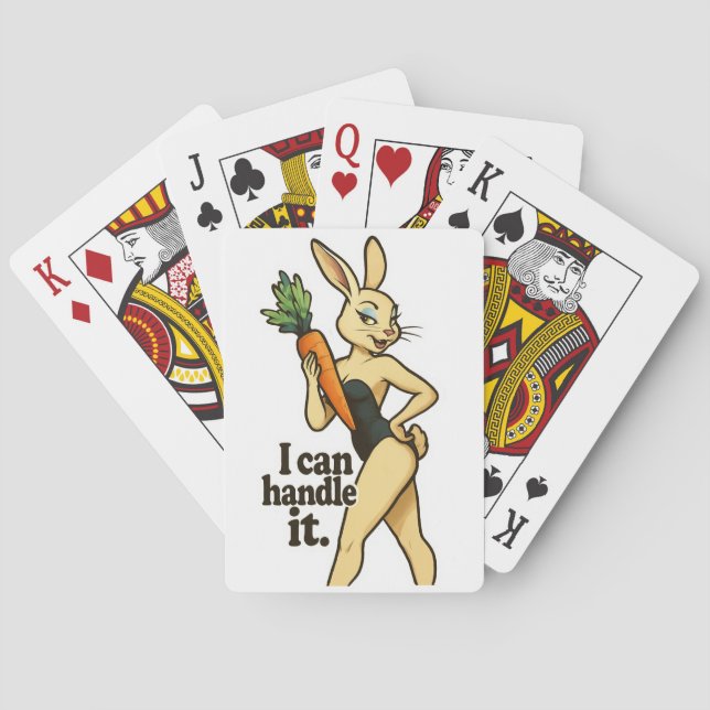 Baraja De Cartas Motivational Bunny Playing Cards – “I Can Handle (Reverso)