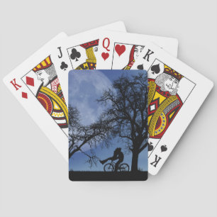 Baraja De Cartas Moto de ciclismo de medianoche