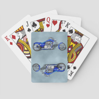 Baraja De Cartas Motocicleta 1 - Azul