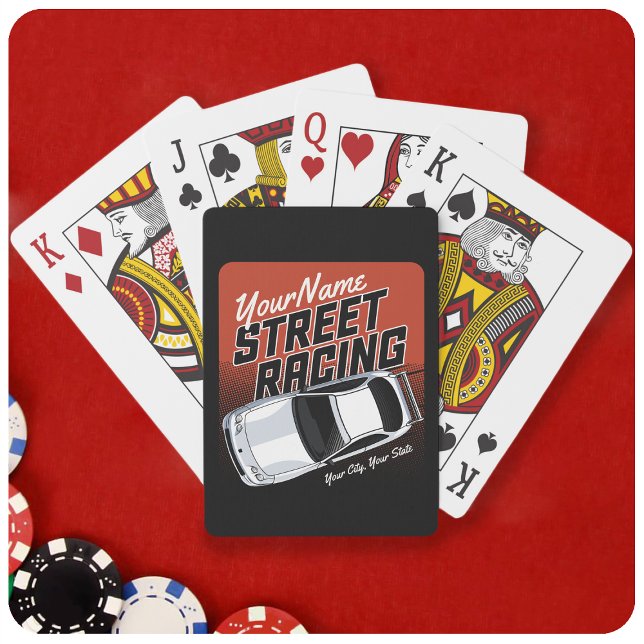 Baraja De Cartas Motodeporte de autocar de Carreras callejera perso (Subido por el creador)