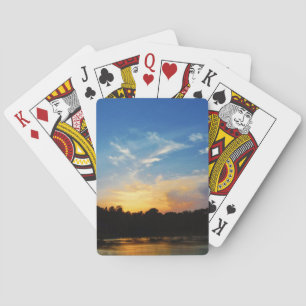 Baraja De Cartas Mountain Lake Sunset