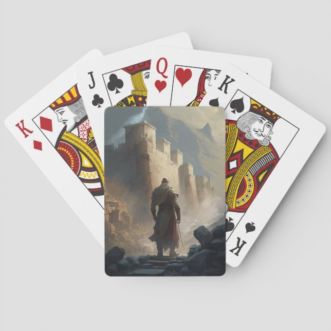 Baraja De Cartas Mountain Town Siege (Reverso)