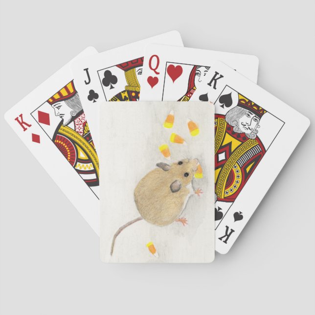 Baraja De Cartas Mouse with Candy Corns (Reverso)