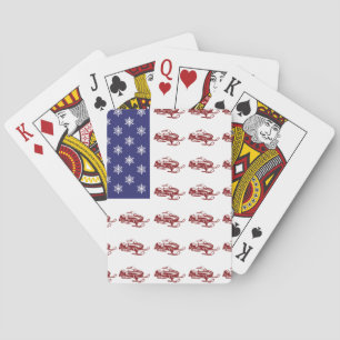 Baraja De Cartas Movilización de nieve patriótica