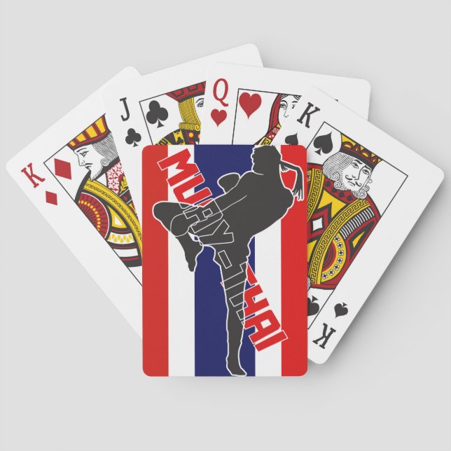 Baraja De Cartas Muay Thai Playing Cards / Baralho Muay Thai (Reverso)