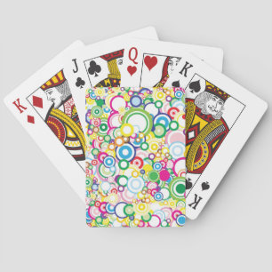 Baraja De Cartas Muchos círculos vívidos