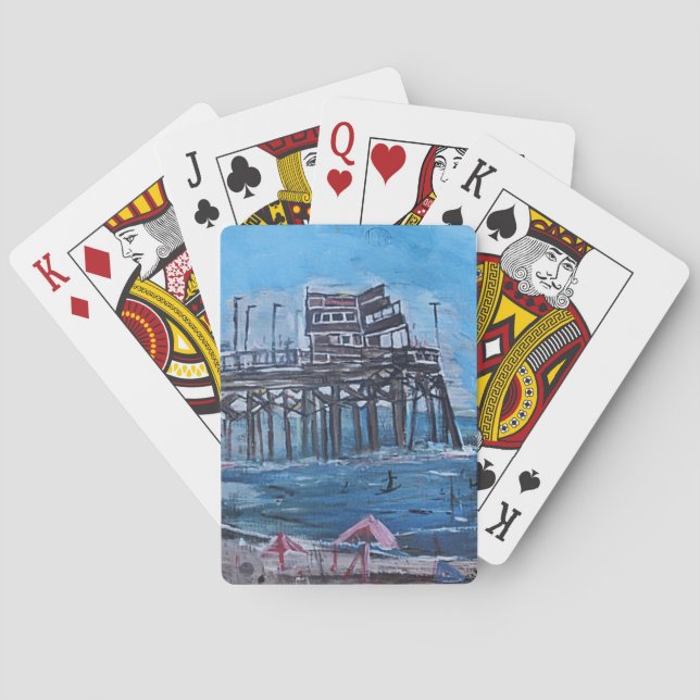 BARAJA DE CARTAS MUELLE DE NEWPORT BEACH (Reverso)