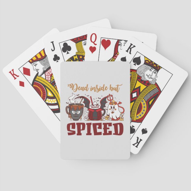 Baraja De Cartas Muertos dentro pero picados (Reverso)