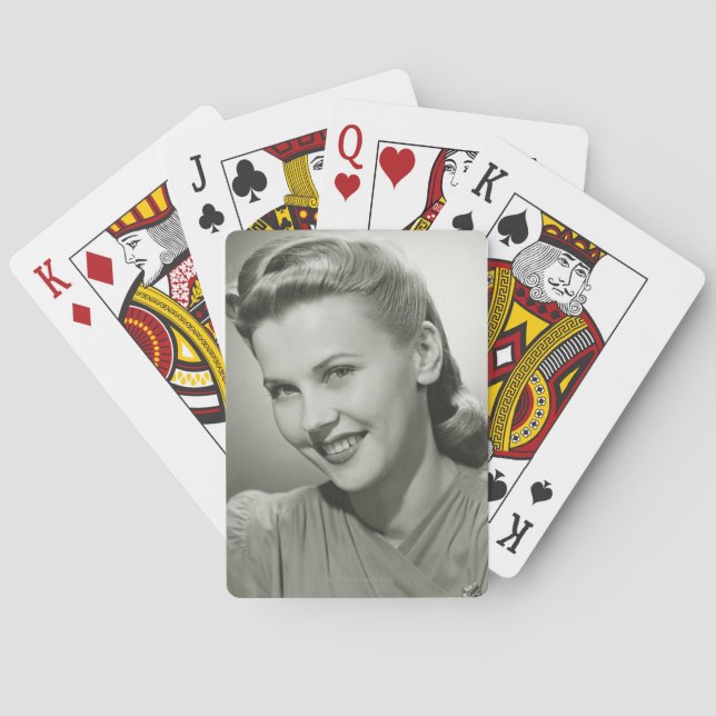 Baraja De Cartas Mujer 2 sonrientes (Reverso)