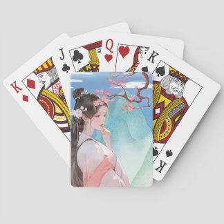 Baraja De Cartas Mujer china hermosa