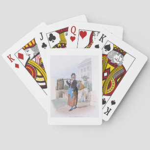 Baraja De Cartas Mujer conejo, de 'Costume de Gran Bretaña', pub