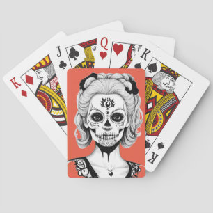 BARAJA DE CARTAS MUJER DE LA CALAVERA