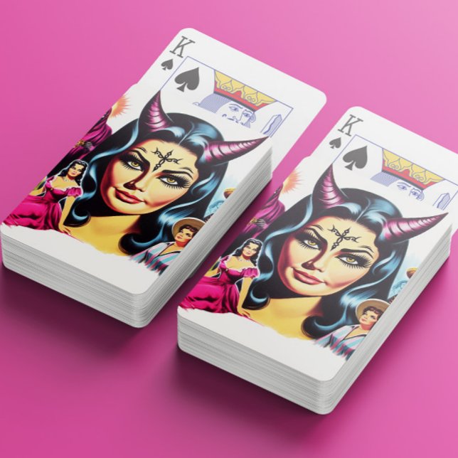 Baraja De Cartas Mujer del diablo vintage (Subido por el creador)