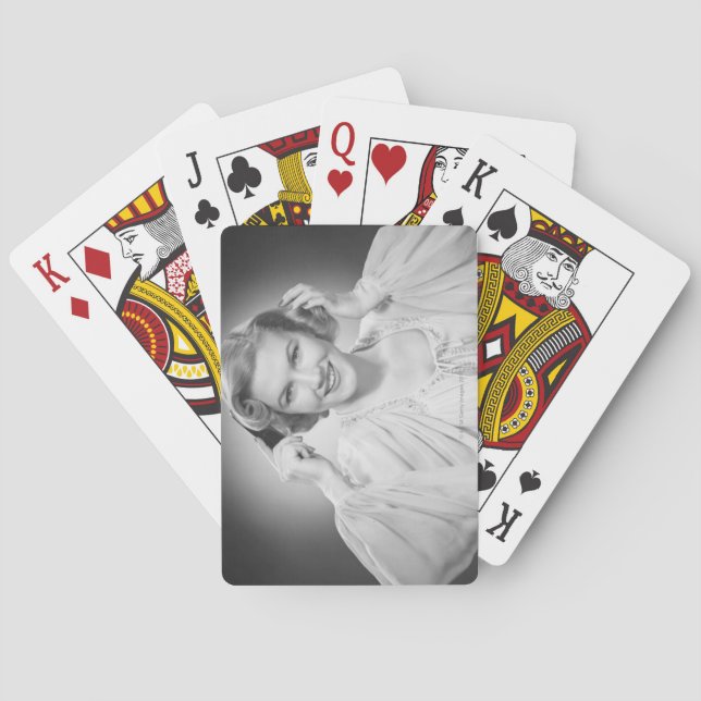 Baraja De Cartas Mujer en el vestido 2 (Reverso)