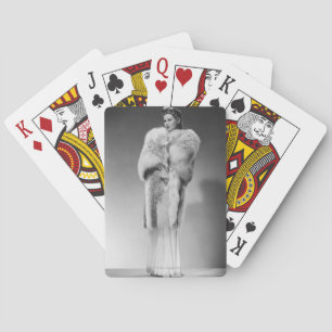 Baraja De Cartas Mujer en el vestido de noche 2